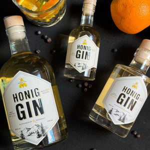 Bio-Honig Gin alle Größen Honighütten